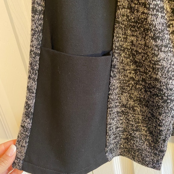 Dex Cardigan Style Layering Vest Black and Grey XS - Picture 5 of 9